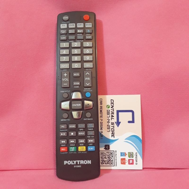 Remote TV Polytron 81G862 ORIGINAL