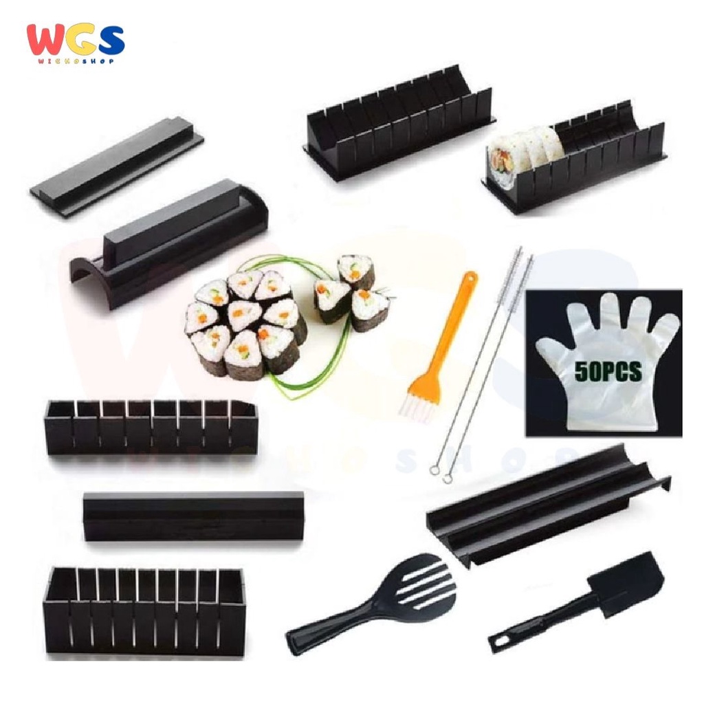 Sushi Maker Kit Japanese Rice Ball Cake Roll Mold Making Sushi Tools