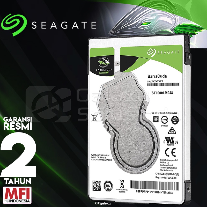 Seagate BarraCuda 2.5&quot; Laptop 1TB HDD