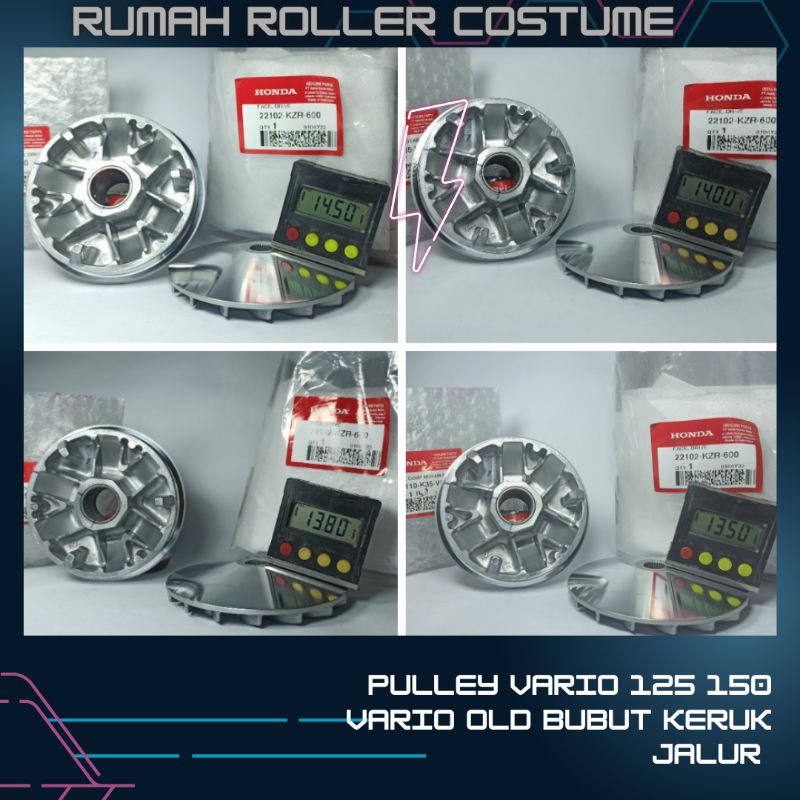 Jual Pulley Rumah Roller Vario 125 /150 puly Rumah Roller Custom bubut