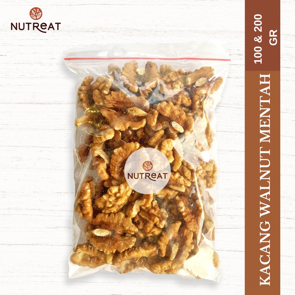 

Nutreat Kacang Walnut Mentah 100 gram dan 200 gram