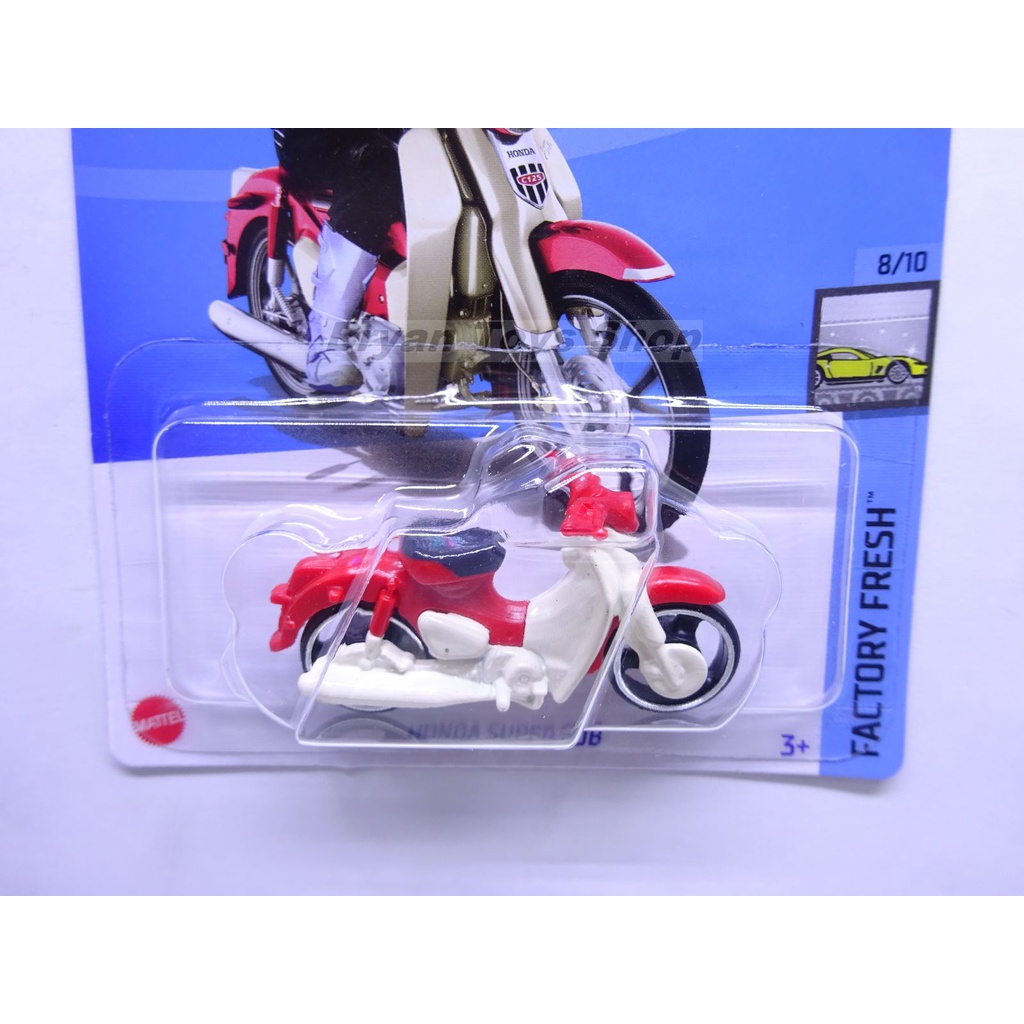 Hot Wheels Honda Super Cub Putih Merah