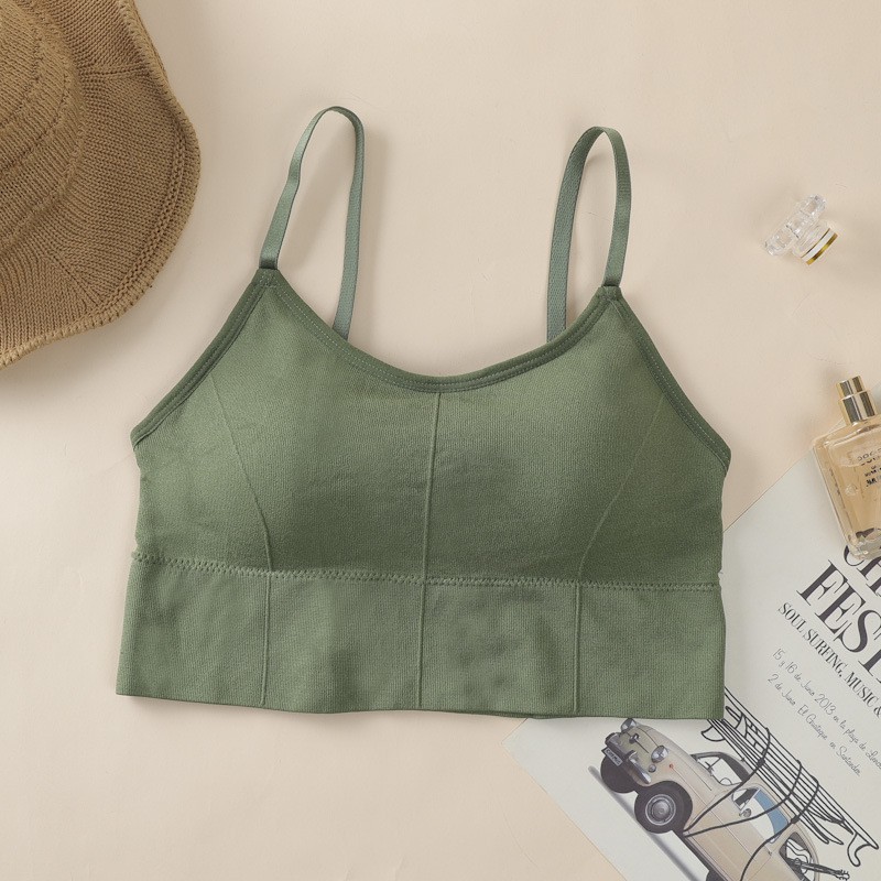 SH22 BRA SPORT WANITA TANPA KAWAT ADA BUSA