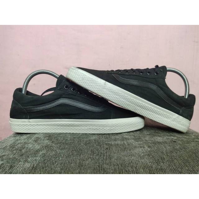 SECOND ORI VANS OLDSKOOL FULL BLACK
