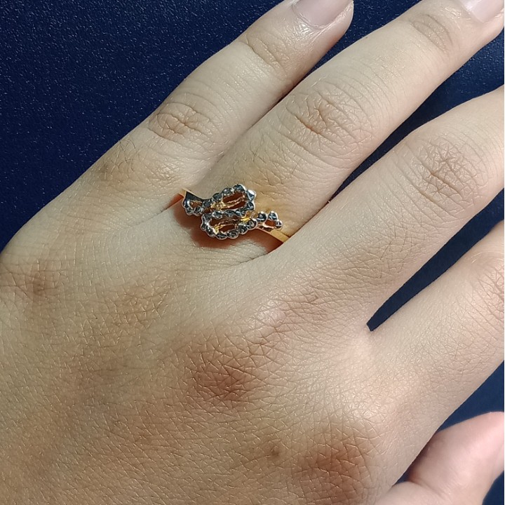 Cincin Emas 17K - 2.2 gr Kadar 750 - 1286