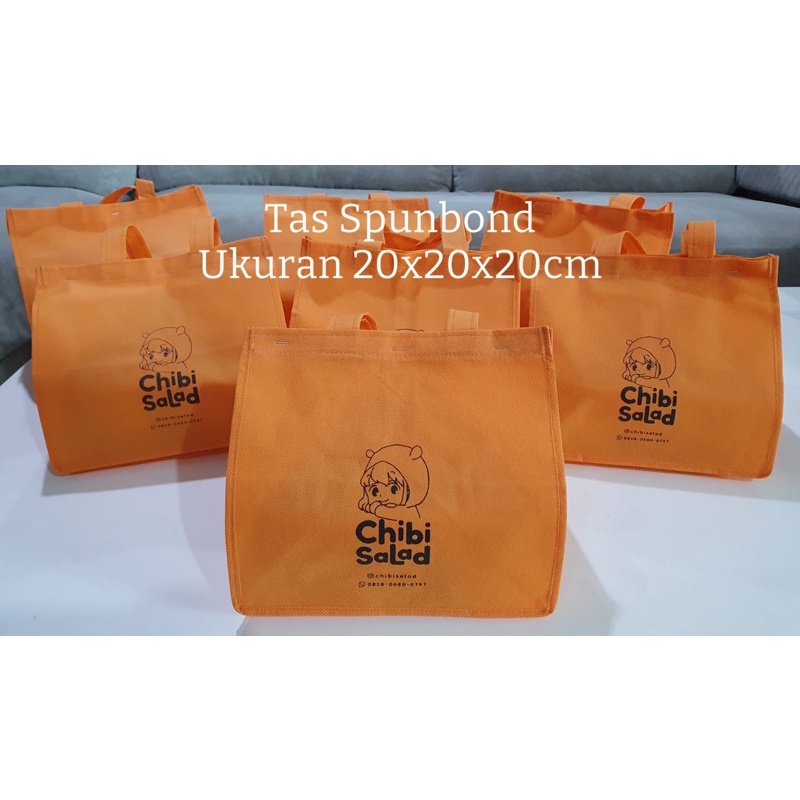 

Tas Spunbond ukuran 20x20x20 cm