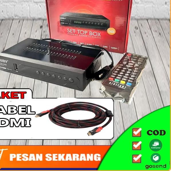 ♨ Set Top Box LUBY DVBT2 01Receiver TV STB Digital DVB T2-01/02 ™