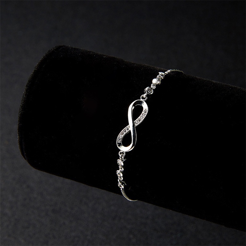 COD✨1 Pcs Gelang Gaya Korea 8 membentuk Sederhana Dan Modis Baru Untuk Pacar Dan Sahabat