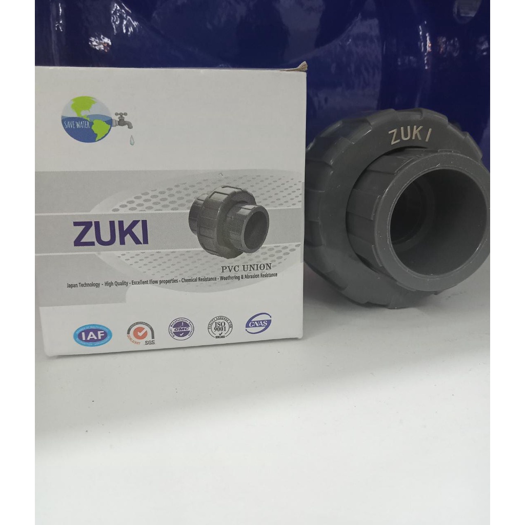 Watermur Polos/Union Valve Pvc Socket 4&quot; Zuki