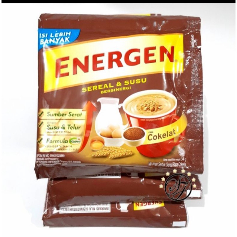 

energen kemasan baru, rasa coklat, vanilla, kurma, kacang hijau, jahe