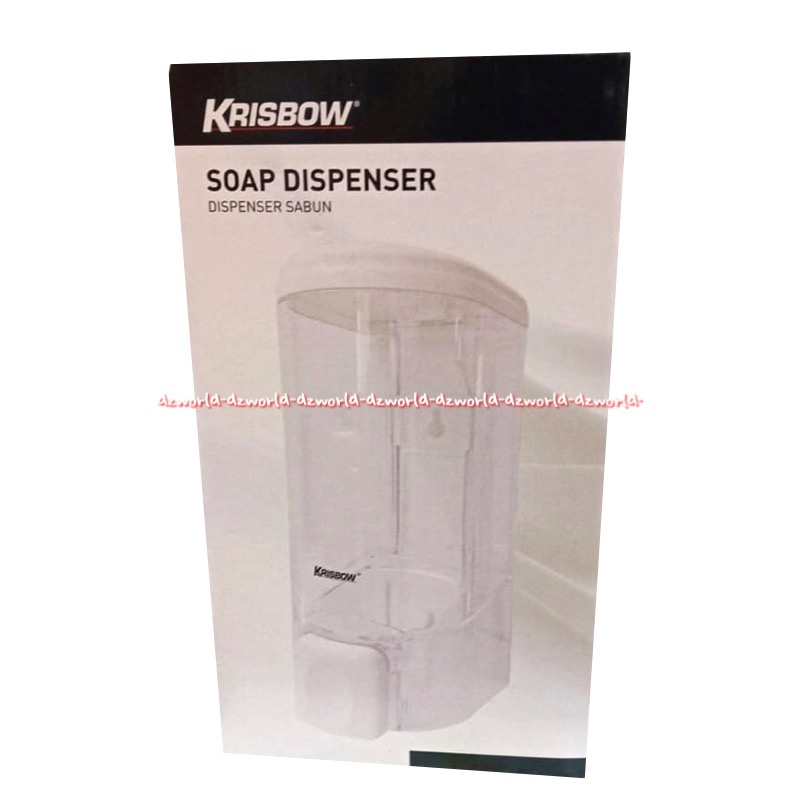 Krisbow Soap Dispenser 900ml Tempat Sabun Cair Nempel Di Dinding Tembok 900 ml Tempat Sabun Cair Model Tekan Press Push