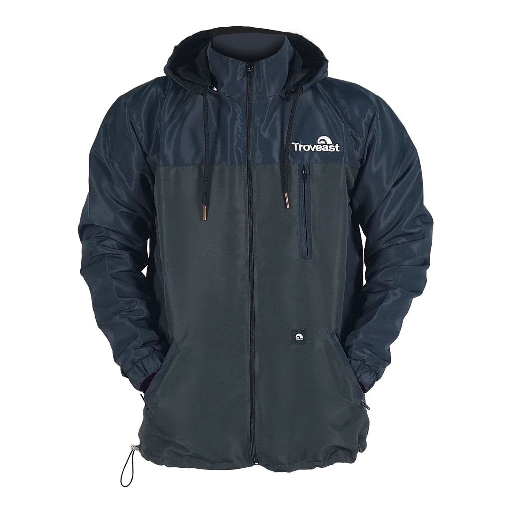 Troveast Jaket Outdoor Waterproof-Navy M