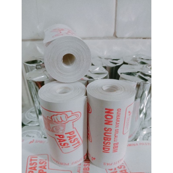 

kertas thermal uk 58*30 struk bensin