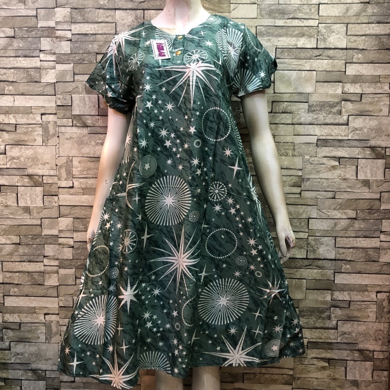 DASTER BALI MURAH MOTIF KEMBANG | BATIK AQILAH-KC 3