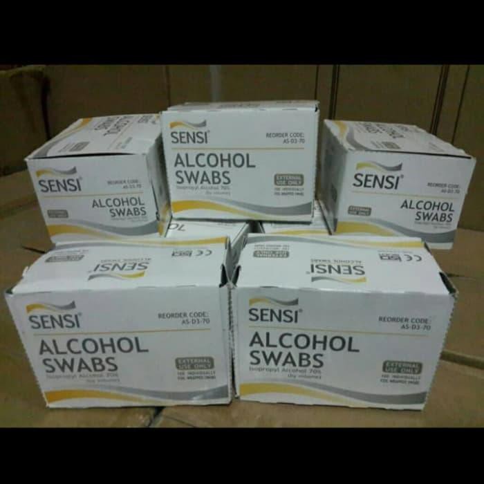ALKOHOL SWAB SENSI/KERTAS TISU ALKOHOL 70% B