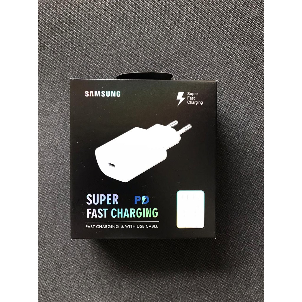 (NC) Samsung Travel Charger Ep-TA800 USB Type C Original Super Fast Charging