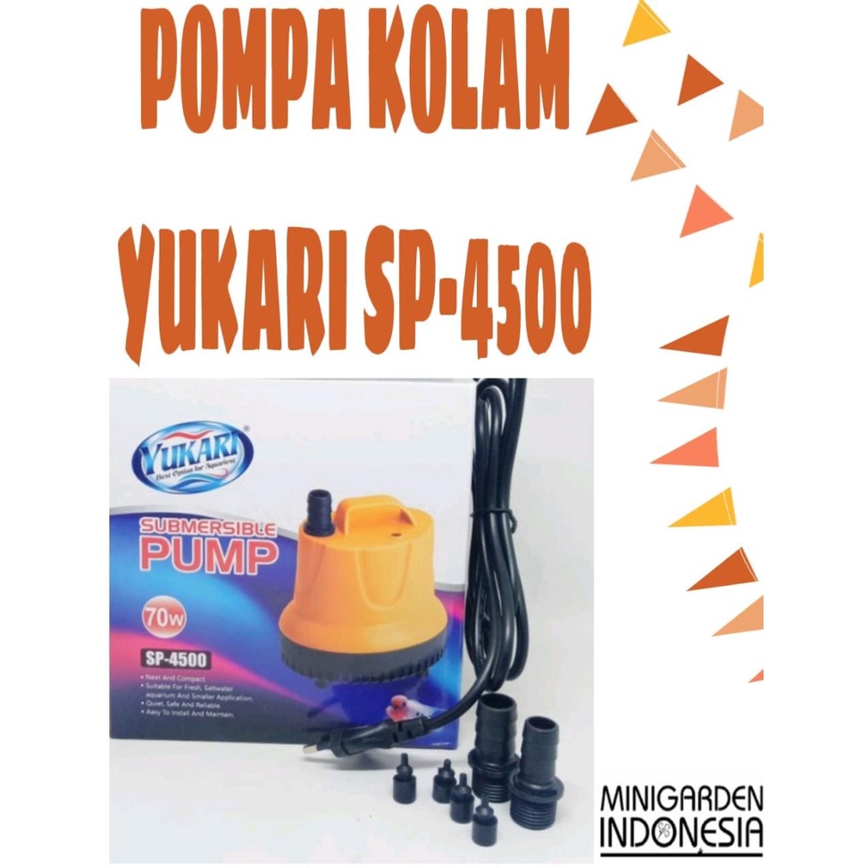 YUKARI SP-4500 POMPA AIR CELUP KOLAM KOI AQUARIUM SUBMERSIBLE PUMP