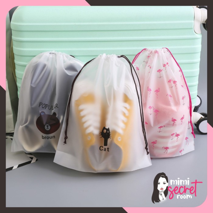 ❤ MIMI ❤ Pouch Travel Organizer Bag Waterproof Anti Air Tas Kosmetik Sepatu Handuk Import Terlaris