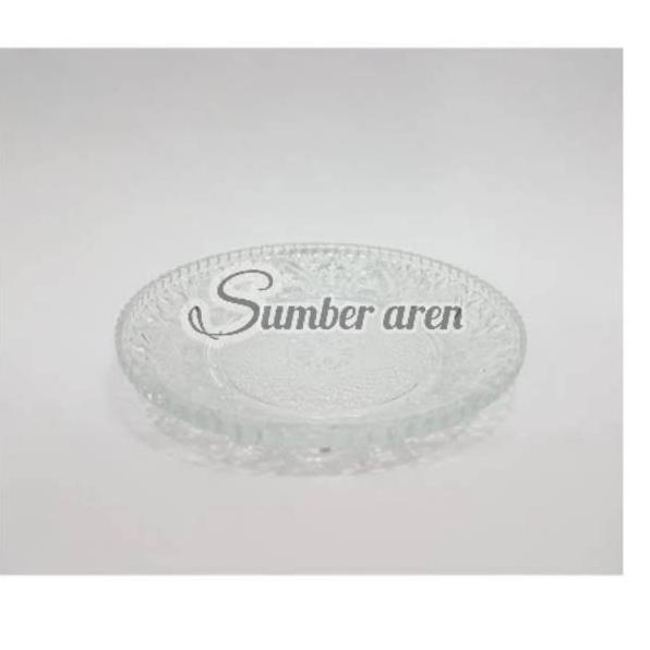 INA ☈ Piring Pisin Lepek Mini Kecil Kaca Beling Murah 1 lusin ✉✉ (Produk)