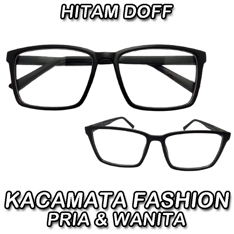 Promo Termurah Kacamata Fashion Transparan Pria Wanita Petak Unisex Sunglasses Lensa Transparan Import Kacamata Gaya Cewek Cowok Kacamata Normal Kacamata Dewasa