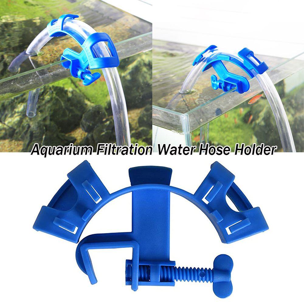 Solighter Tempat Filtrasi Aquarium Fish Tank Clean Pump Aquarium Suction Pipe Holder Memperbaiki Penjepit Mount Tabung