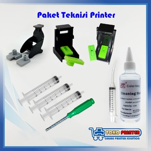 Paket Teknisi - Toolkit Penyedot - Obeng Bor - Head Cleaner Cartridge