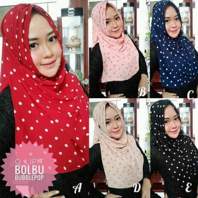 Pashmina Instan Lipit Motif Terbaru