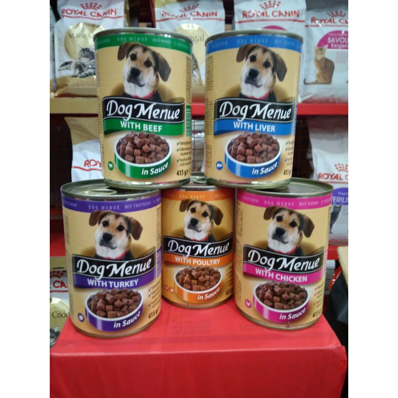 Makanan Anjing Dog Menue Wet Food 415gr
