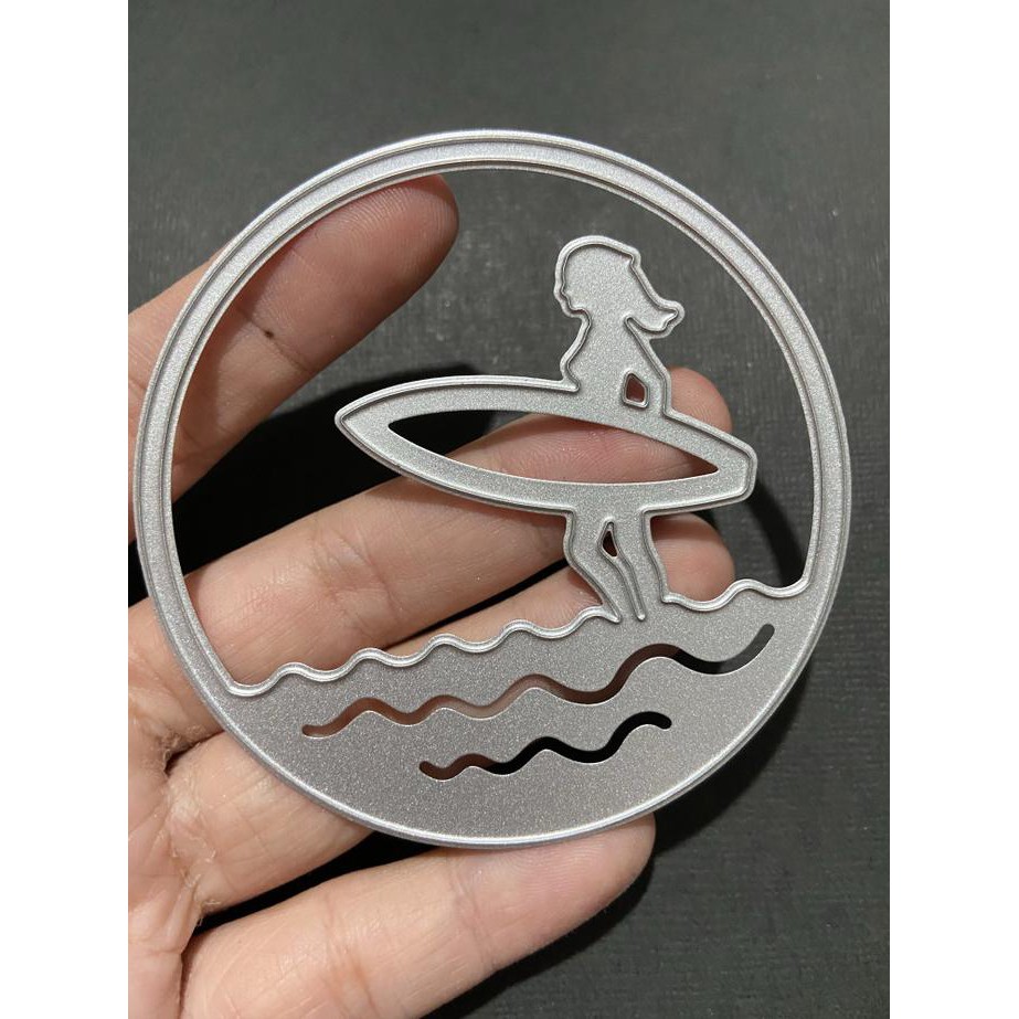 

DHPATTERN cutting dies embossed scrapbooking surfer girl summer theme