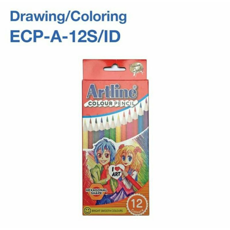 

Pensil Warna Artline 12 warna ECP-A-12W