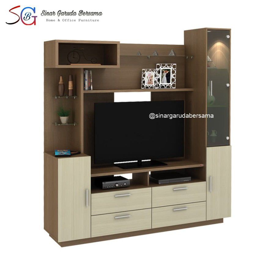 BUFFET TV LED / LEMARI TV BESAR MEWAH / LEMARI TV BOFET TERBARU MERK ACTIV NEXA WU 182