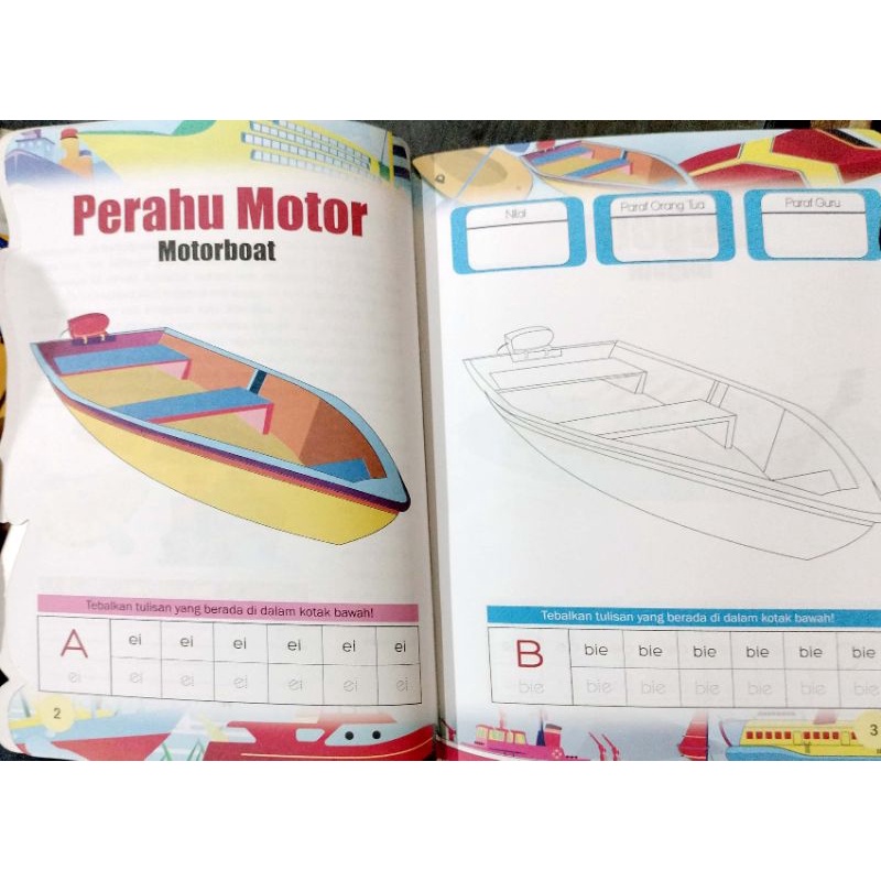 buku seri paud transportasi 32 halaman (19x27cm)