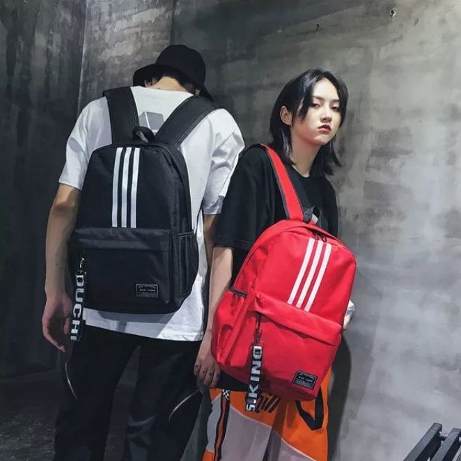 Tas Ransel Termurah Backpack Sekolah Tas Santai Ransel Pria Wanita Kanvas Fashion Tas Sekolah Siswa untuk Remaja Perempuan Laki Laki Ransel Wanita Warna Polos Kualitas Tas Buku Travel Santai