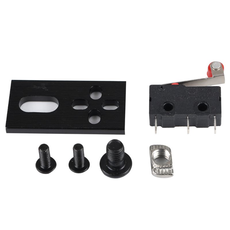 Btsg 1Set Micro Limit Switch Kit Dengan Plat Papan Pemasangan Untuk C-Beam CNC Router Mach