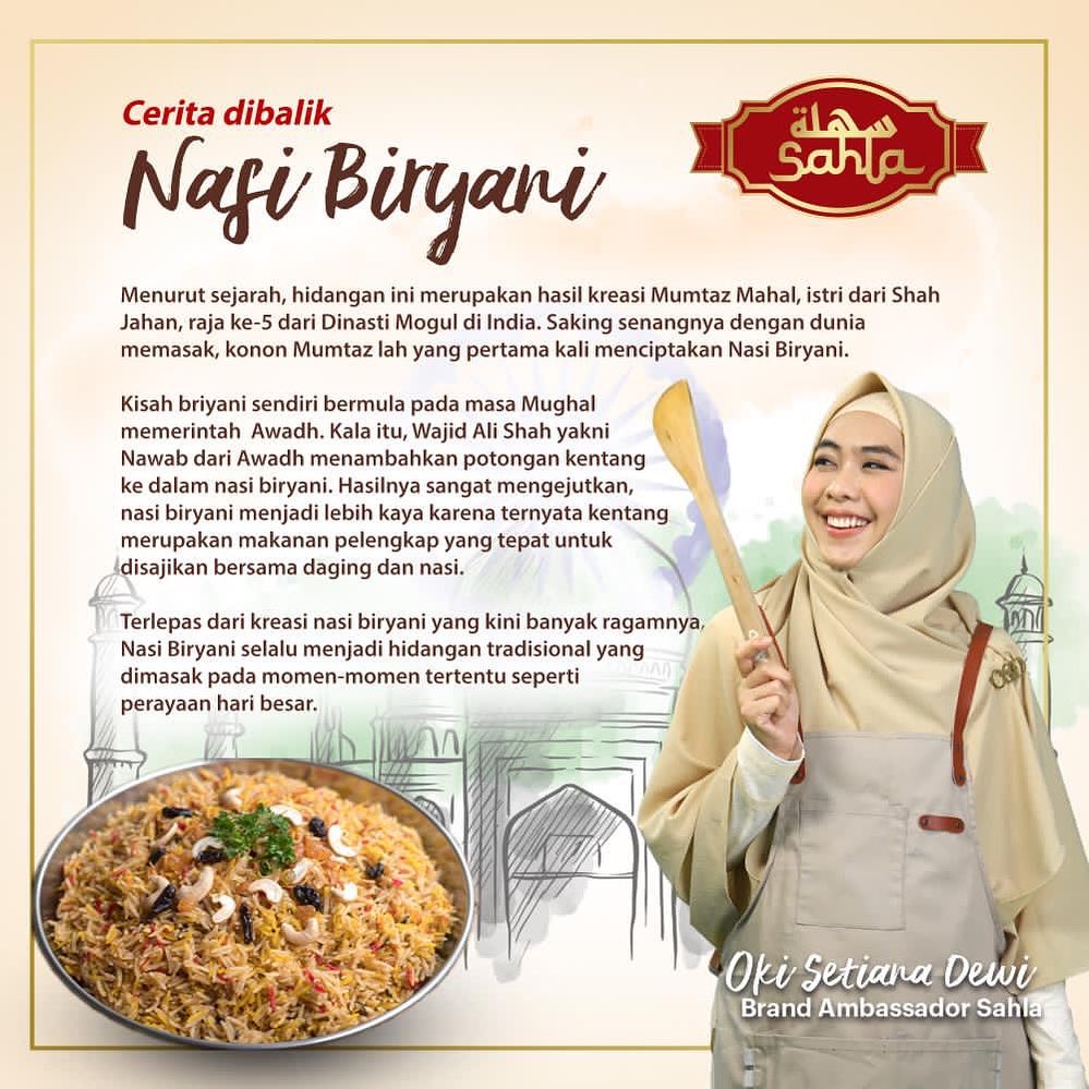

Nasi Biryani Sahla Nasi Rempah Instan
