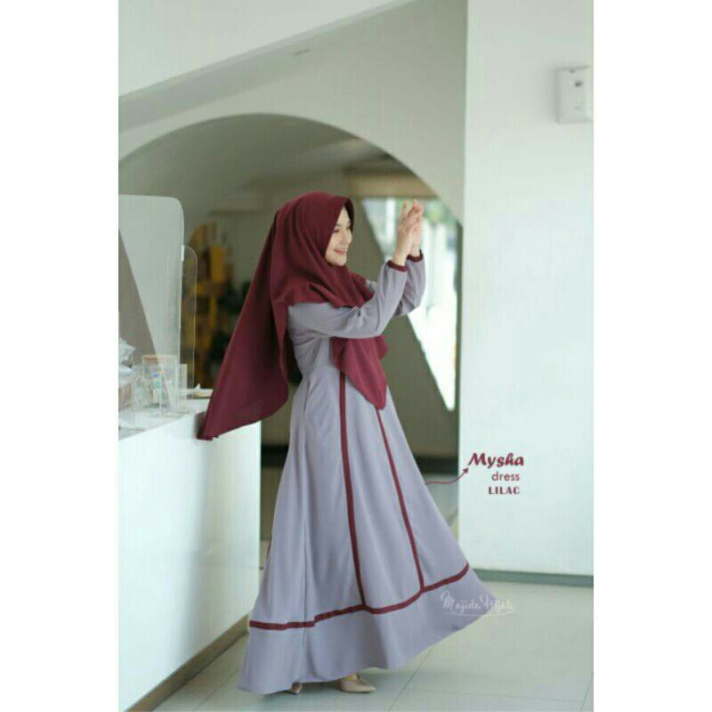 MYSHA DRESS SET BY MAJIDA HIJAB TERLARIS READY STOCK