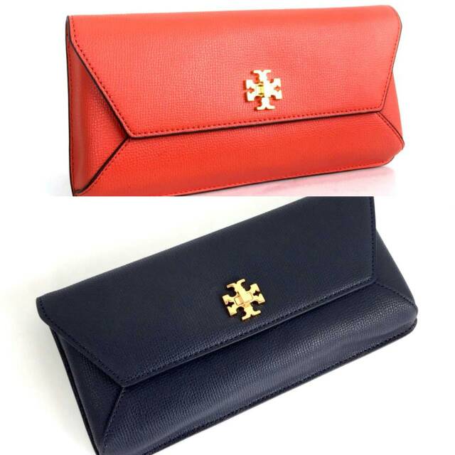 Tory Burch Kira Envelope Leather Clutch tas pesta bag original party asli authentic