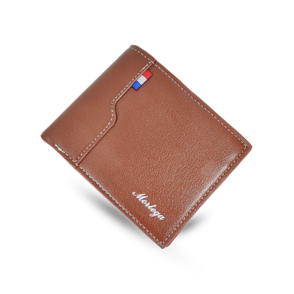 Dompet Pria Lipat Mortega Kulit Sintetis - Leather Wallet Mortega - Dompet Cowok