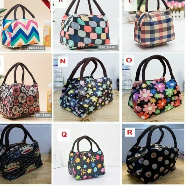 Terbaik Tas tenteng kecil model kanvas lunch
