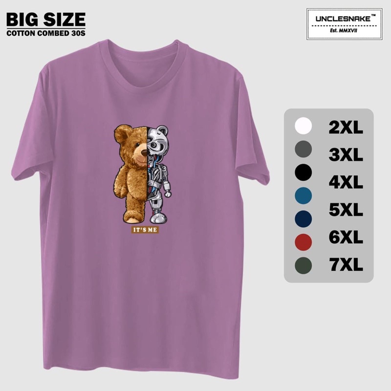 KAOS JUMBO PRIA KAOS PRIA JUMBO BIGSIZE XL XXL XXXL  XXXXL 5XL 6XL 7XL BAJU JUMBO PRIA COTTON COMBED