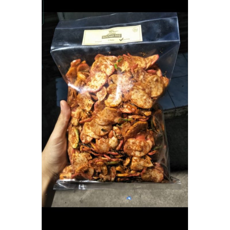 

[ TERMURAH ] 500 gram SEBLAK KERING | KRUPUK SBLAK BANTAT CIKRUH EXTRA DAUN JERUK