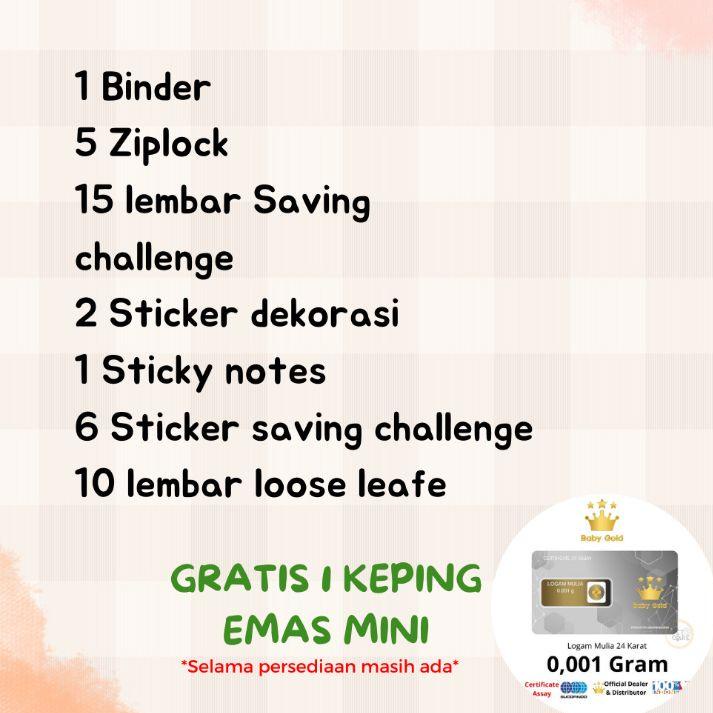 

Flash Sale GRATIS EMAS MINI / ALAT BUDGETING / Binder A6 / Binder budgeting / Binder keuangan / Binder photocard / A6 (BEST SELLER) |Trend|Update|Hanya hari ini