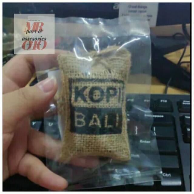 (BEST STAR) PARFUM MOBIL KOPI BALI UK. KARUNG 6X9Cm 7x10Cm Hangtag