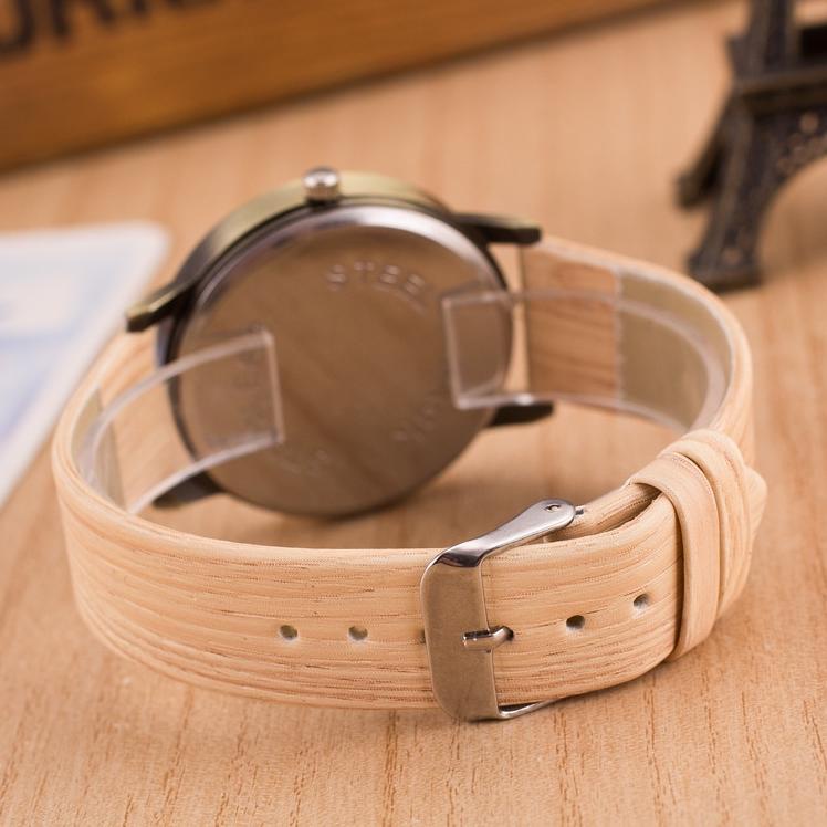 Model Baru.. (COD ) Jam Tangan  pria anti air  Jam tangan wanita  Kayu Quartz Anti Air Korea Jam Tan