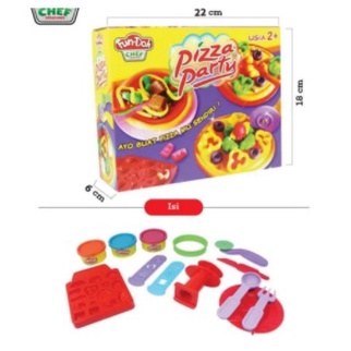 Fundoh 28052 Pizza Party Mainan Edukasi Cetakan Lilin