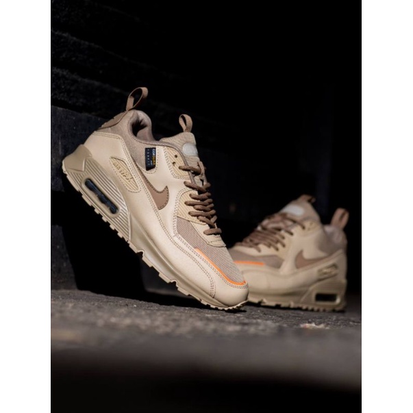 SALE TERMURAH NIKE AIR MAX 90 SURPLUS CARGO KHAKI GORETEX ORIGINAL SEPATU SNEAKERS PRIA / SEPATU SPO