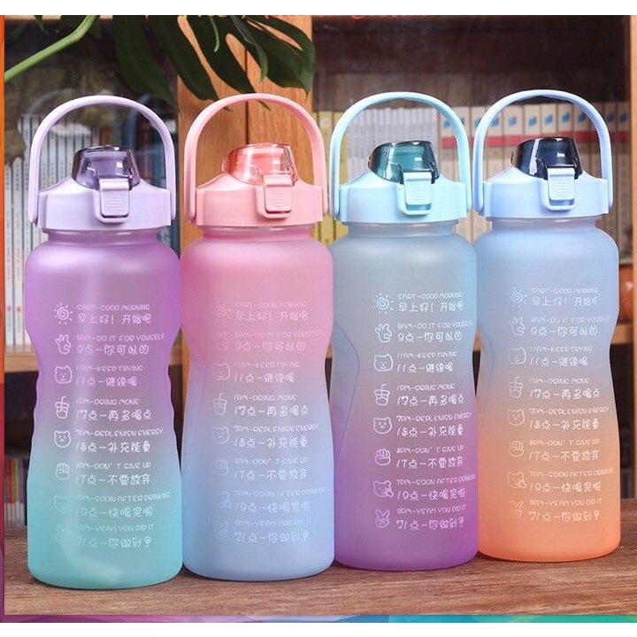 Botol minum Dream 2 LITER / BOTOL MINUM 2 LITER BOTOL MINUM VIRAL KOREA BOTOL PELANGI MOTIVASI 2,000