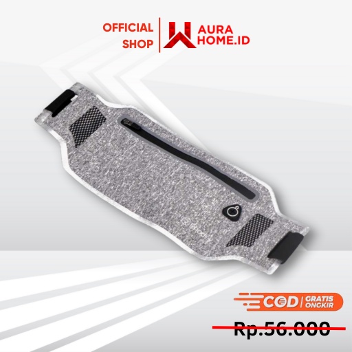 Tas Pinggang Olahraga Lari Running Waist Belt Bag / Tas Pria Wanita Dewasa Anak Selempang Bahu Pingg
