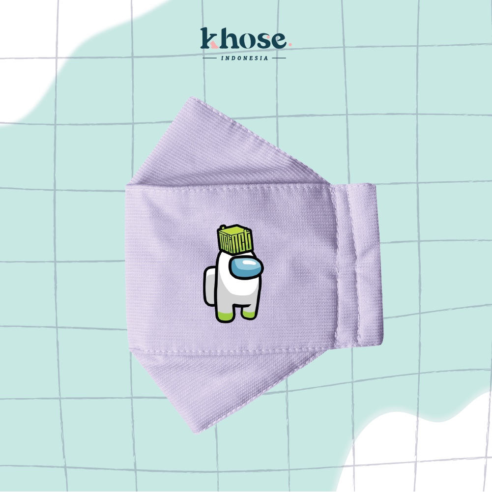 KHOSE Masker Kain 3D 3Ply DEWASA Water Resistant NCTZEN X AU / MASKER NCT KPOP MURAH