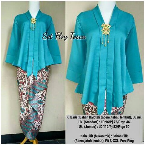 Baju Kebaya Warna  Hijau  Tosca  Katalog Busana Muslim